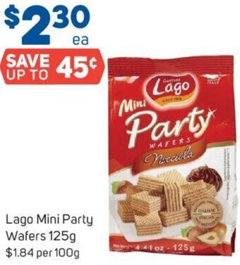 Foodland Lago Mini Party Wafers 125g offer