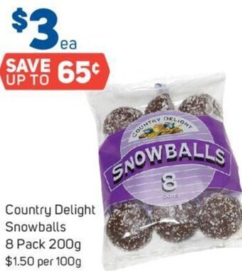 Foodland Country Delight Snowballs 8 Pack 200g offer