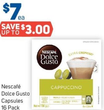 Foodland Nescafé Dolce Gusto Capsules 16 Pack offer