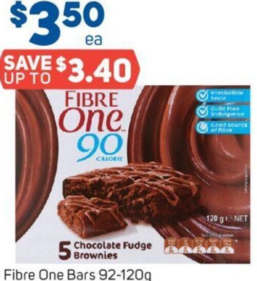 Fibre One Bars 92120g offer at Foodland