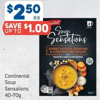 Foodland Continental Soup Sensations 40-70g offer