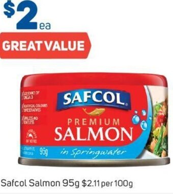 Foodland Safcol Salmon 95g offer