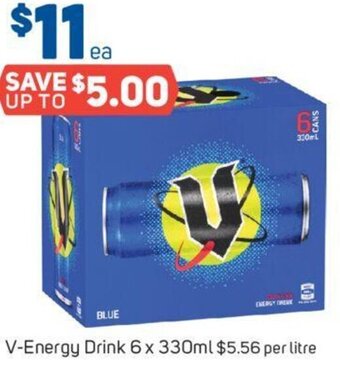 V-Energy Drink 6 x 330mL