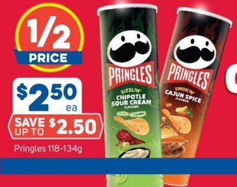 Foodland Pringles 118-134g offer