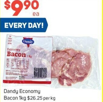 Foodland Dandy Economy Bacon Bacon 1kg $26.25 per kg offer