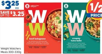 Foodland Weight Watchers Meals 300-330g offer