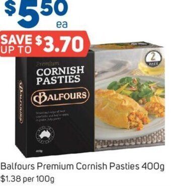 Foodland Balfours Premium Cornish Pasties 400g offer