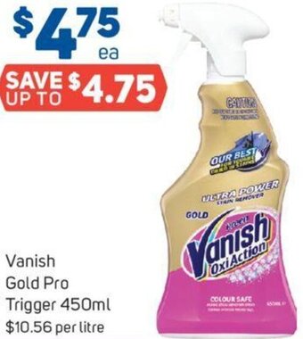 Foodland Vanish Gold Pro Trigger 450ml offer