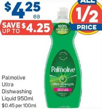 Foodland Palmolive Ultra Dishwashing Liquid 950ml offer
