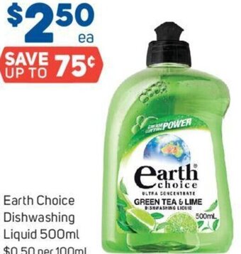 Foodland Earth Choice Dishwashing Liquid 500ml offer