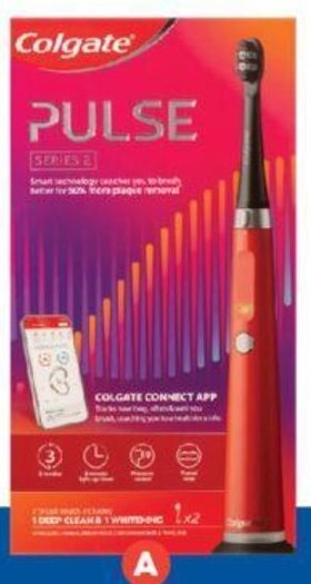 Foodland Colgate Pulse Electric Toothbrush Series 2 Deep Clean 1 Pack offer