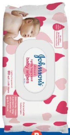 Foodland Johnson's Baby Wipes Refill 80s offer
