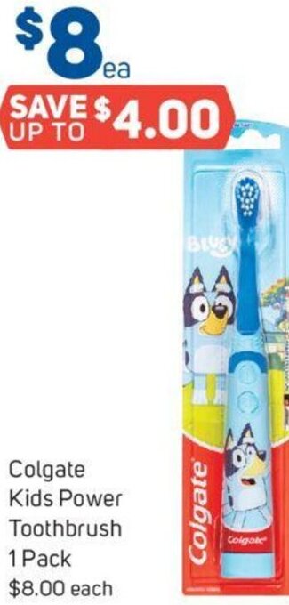 Foodland Colgate Kids Power Toothbrush 1 Pack offer