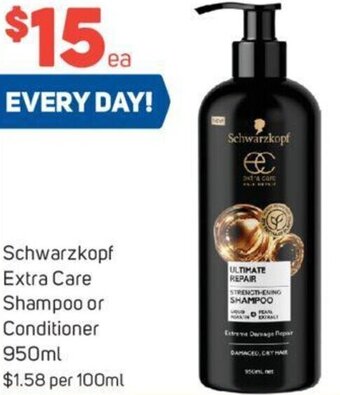 Foodland Schwarzkopf Extra Care Shampoo or Conditioner 950ml offer