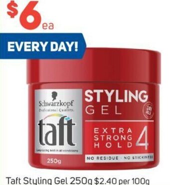 Foodland Taft Styling Gel 250g offer