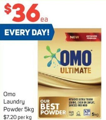 Foodland Omo Laundry Powder 5kg offer