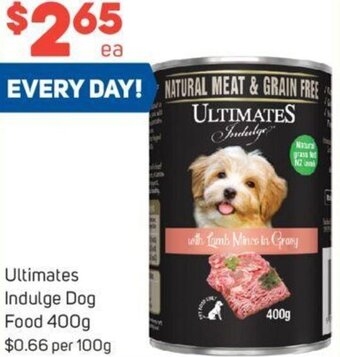 Foodland Ultimates Indulge Dog Food 400g offer