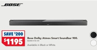 Harvey Norman Bose Dolby Atmos Smart Soundbar 900. offer