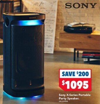 Harvey Norman Sony X-Series Portable Party Speaker offer