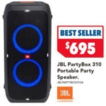Harvey Norman JBL PartyBox 310 Portable Party Speaker. offer