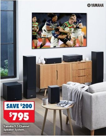 Harvey Norman Yamaha 5.1-Channel Speaker System. offer