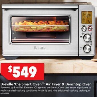 Harvey Norman Breville 'the Smart Oven™ Air Fryer & Benchtop Oven offer