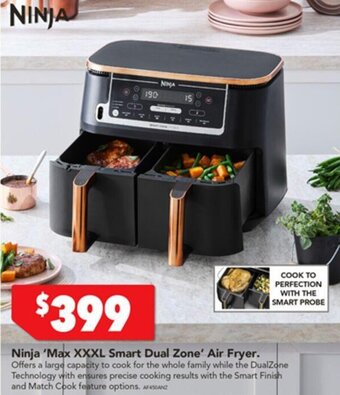 Harvey Norman Ninja 'Max XXXL Smart Dual Zone' Air Fryer offer