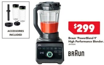 Harvey Norman Braun 'PowerBlend 9' High Performance Blender. offer