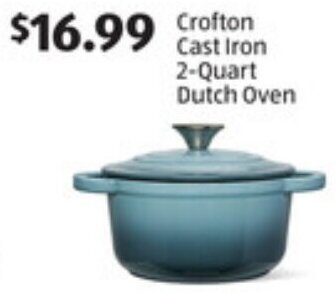 ALDI Crofton Cast Iron 2-Quart Dutch Oven offer