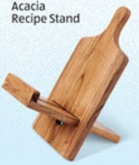 ALDI Crofton Acacia Recipe Stand offer