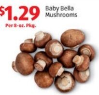ALDI Baby Bella Mushrooms offer