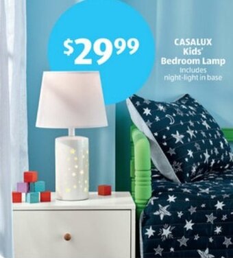 ALDI CASALUX Kids' Bedroom Lamp offer