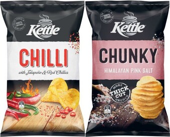 Coles Kettle Potato Chips 150g-175g or Chunky Potato Chips 150g offer