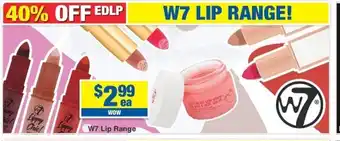 W7 Lip Range