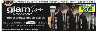 My Chemist Glam by Manicare Pro Brush Range offer