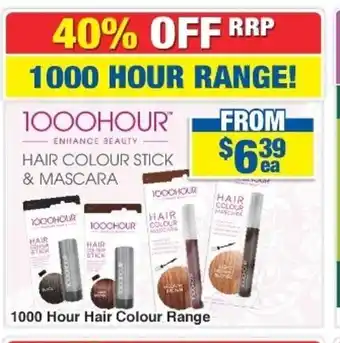 My Chemist 1000 Hour Hair Colour Range offer