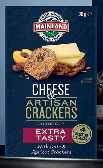 Coles Mainland On The Go Cheese & Artisan Crackers 38g offer
