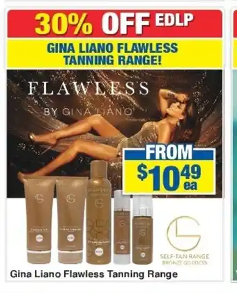 Gina Liano Flawless Tanning Range
