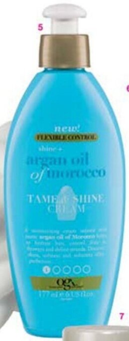 Priceline OGX Shine+ Argan Oil of Morocco Tame & Shine Cream 177mL offer