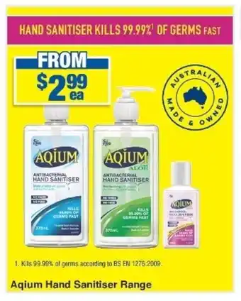 My Chemist Aquim Hand Sanitiser Range offer