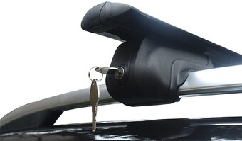 Autobarn Rough country premium rooftop aluminium cross bars black offer