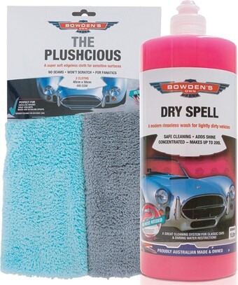 Autopro Bowden's own dry spell 1l & the plushcious offer