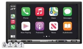 Autobarn Sony 6.95” av carplay android auto receiver offer
