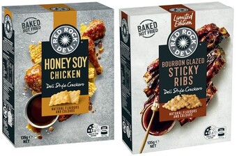Coles Red rock deli gourmet or deli style crackers 130g-135g offer
