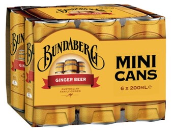 Coles Bundaberg brewed soft drinks 6x200ml offer