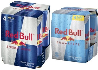 Coles Red bull energy drink 4x250ml offer