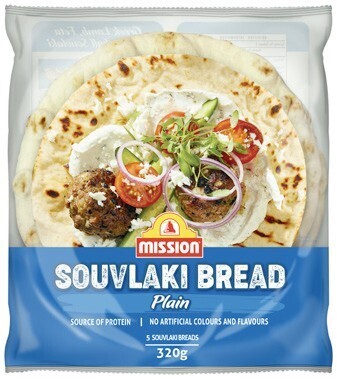 Coles Mission souvlaki bread 320g offer