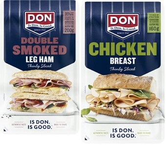 Coles Don sliced meat 160g-200g offer