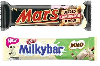 Coles Mars or nestlé chocolate bar 35g-56g offer