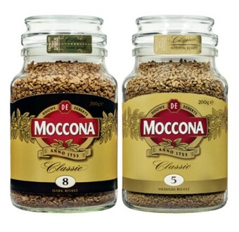 Coles Moccona freeze dried instant coffee 200g offer